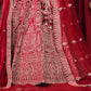 New Semi Stitiched Velvet Bridal Lehenga Choli