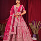 New Semi Stitiched Velvet Bridal Lehenga Choli