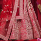 New Semi Stitiched Velvet Bridal Lehenga Choli