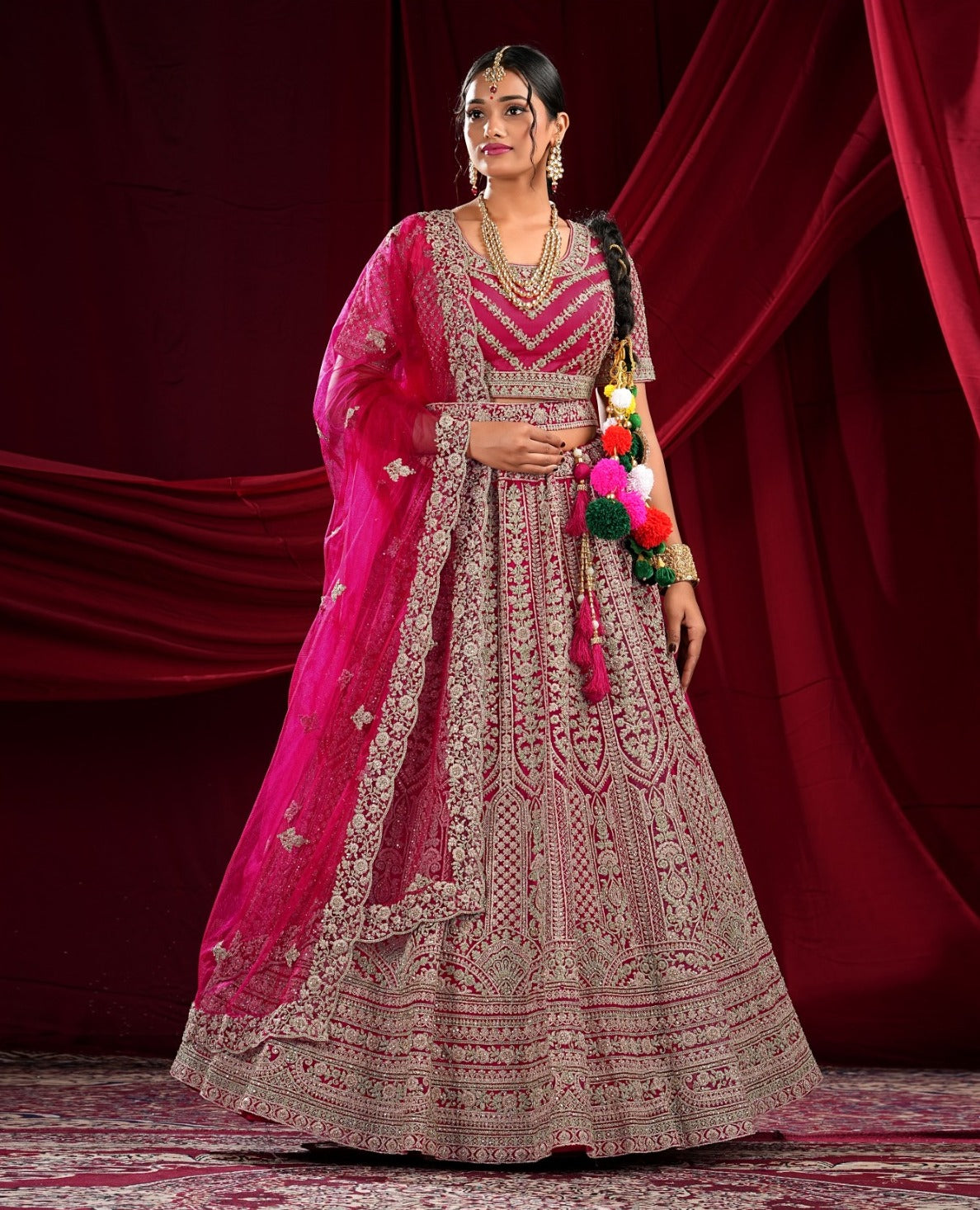 Latest Semi Stitched Lehenga Choli With Duppatta