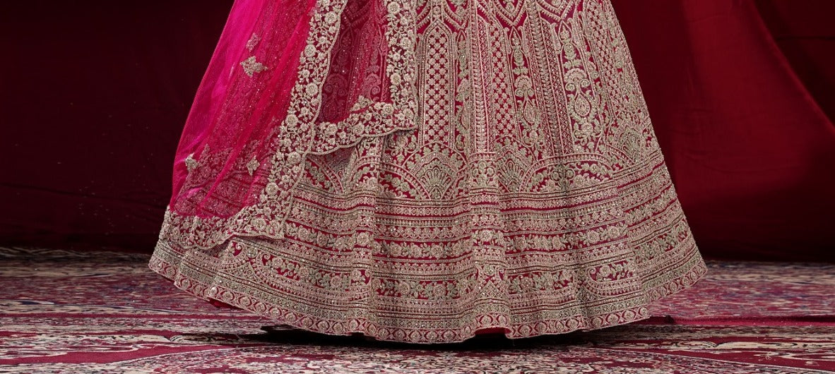 Latest Semi Stitched Netted Lehenga Choli