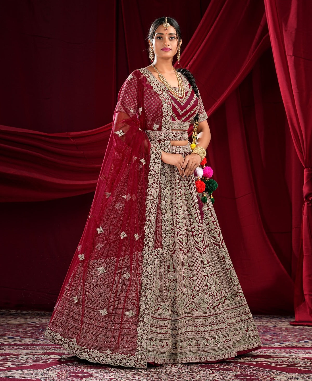 Latest Semi Stitched Lehenga Choli With Duppatta