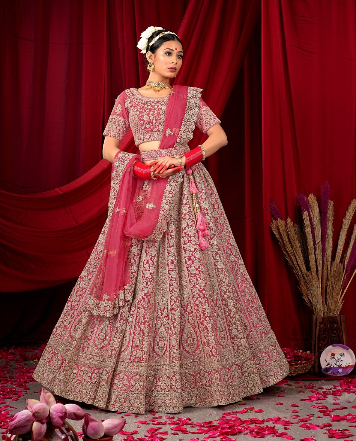 Latest Semi Stitched Lehenga Choli With Duppatta