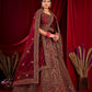 New Semi Stitiched Velvet Bridal Lehenga Choli