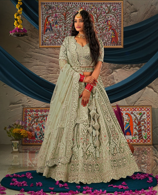 Latest Semi Stitched Velvet Lehenga Choli