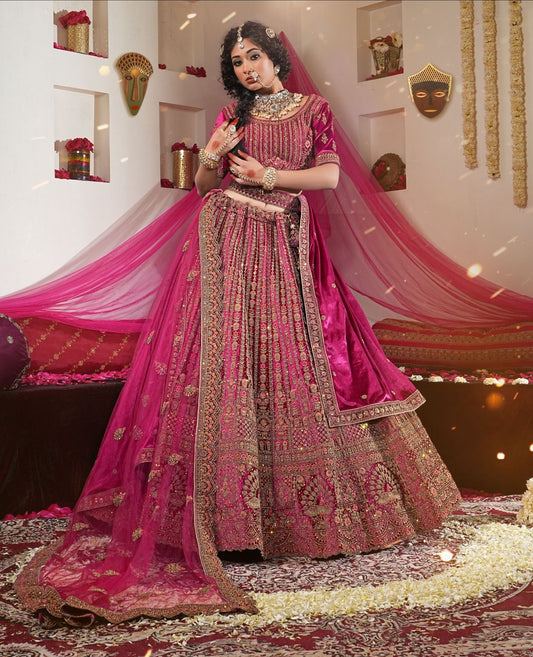 Latest Semi Stitched Velvet Lehenga Choli