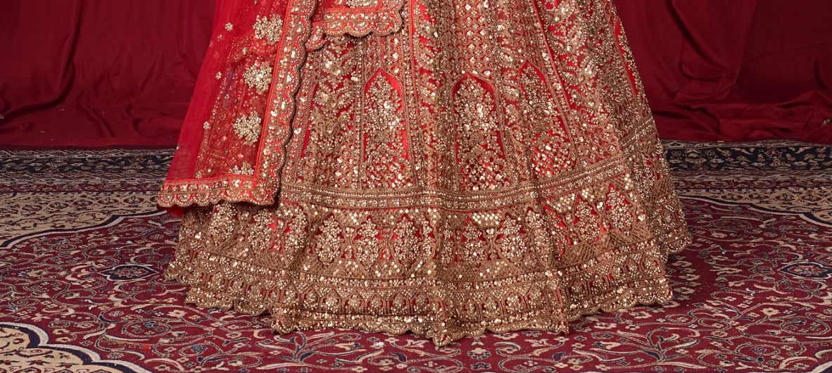 Latest Semi Stitched Netted Lehenga Choli