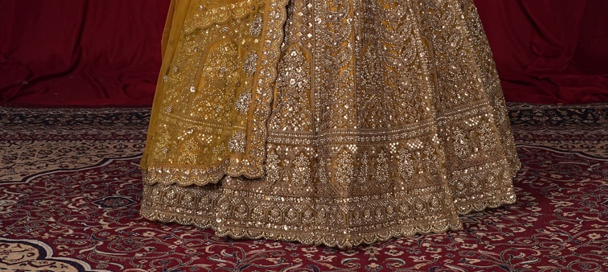 Latest Semi Stitched Netted Lehenga Choli