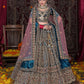 Latest Semi Stitched Velvet Lehenga Choli