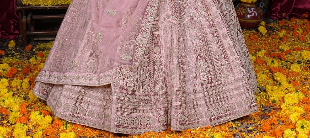 Latest Semi Stitched Velvet Lehenga Choli