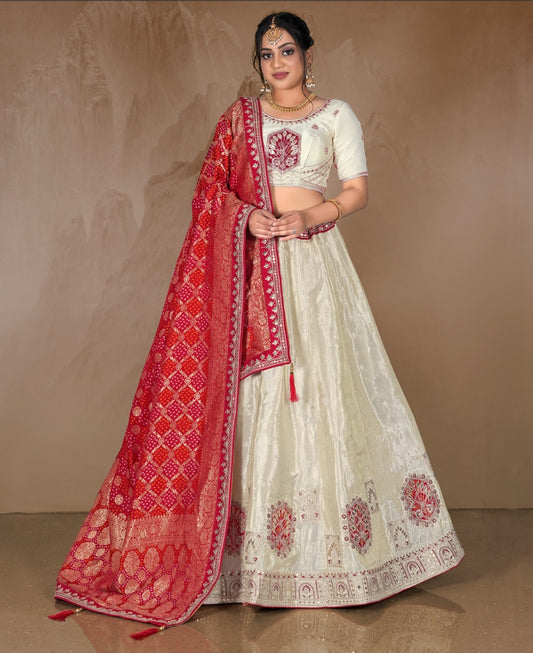 Latest Semi Stitched Lehenga Choli With Dupatta.