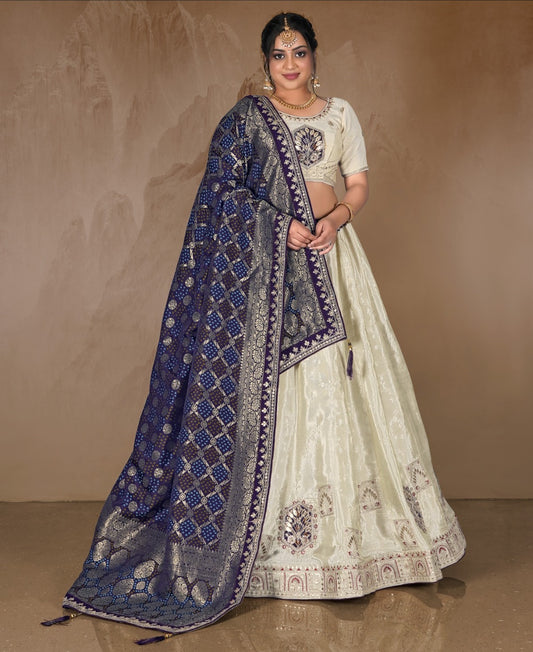 Latest Semi Stitched Lehenga Choli With Dupatta.