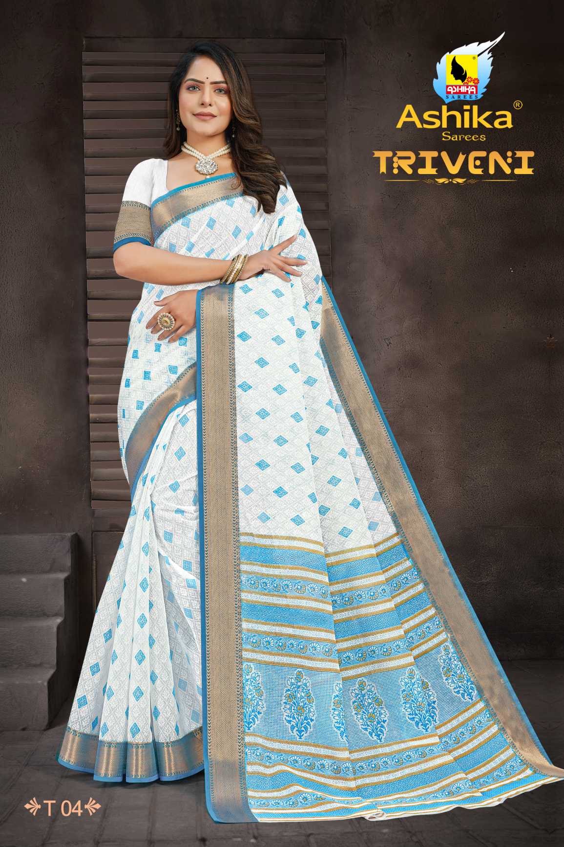 LATEST GADWAL COTTON PRINTED SAREE