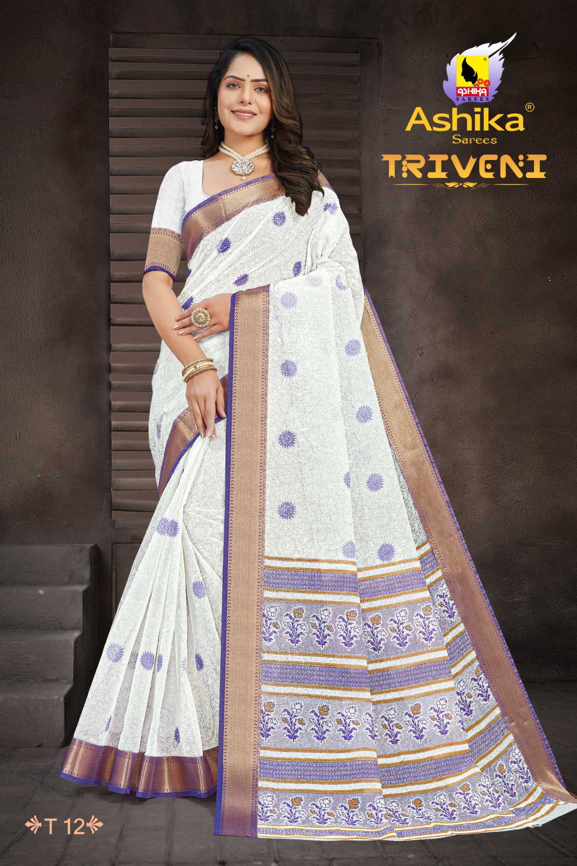 LATEST GADWAL COTTON PRINTED SAREE