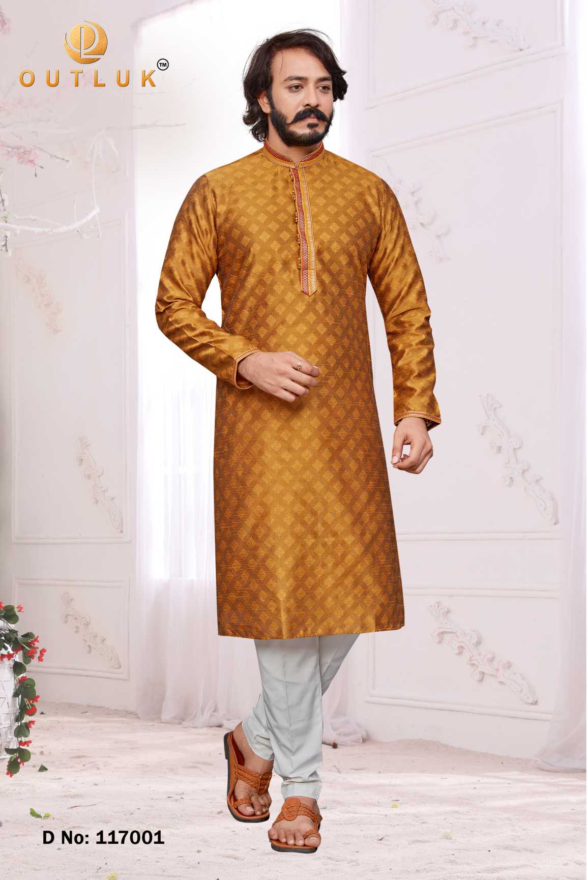 Indowestren Semi Cotton Kurta Pyjama