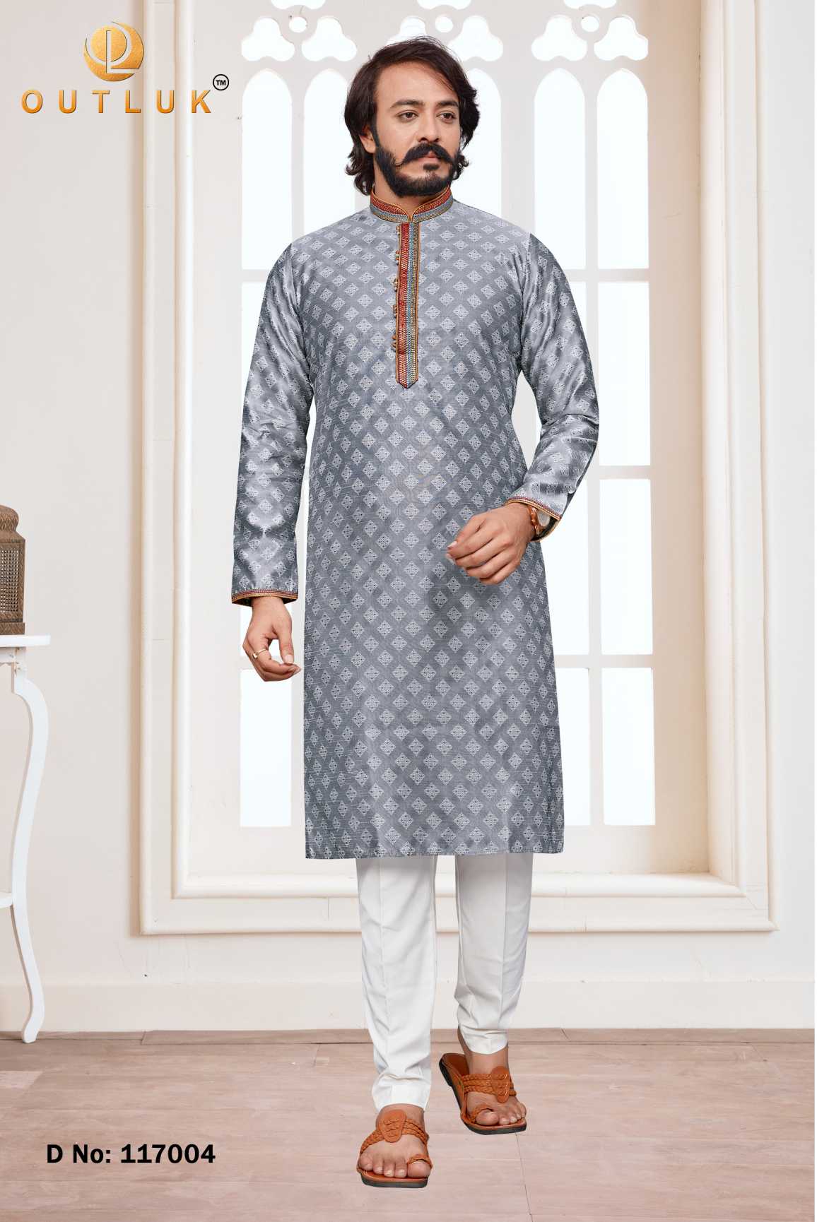 Indowestren Semi Cotton Kurta Pyjama