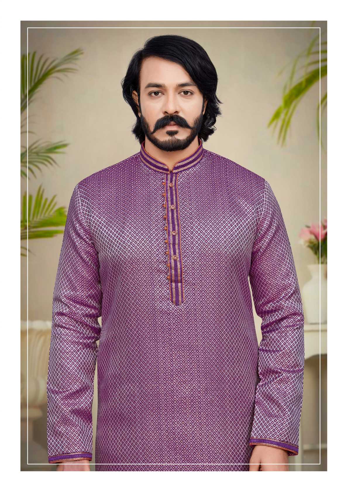 Indowestren Semi Cotton Kurta Pyjama