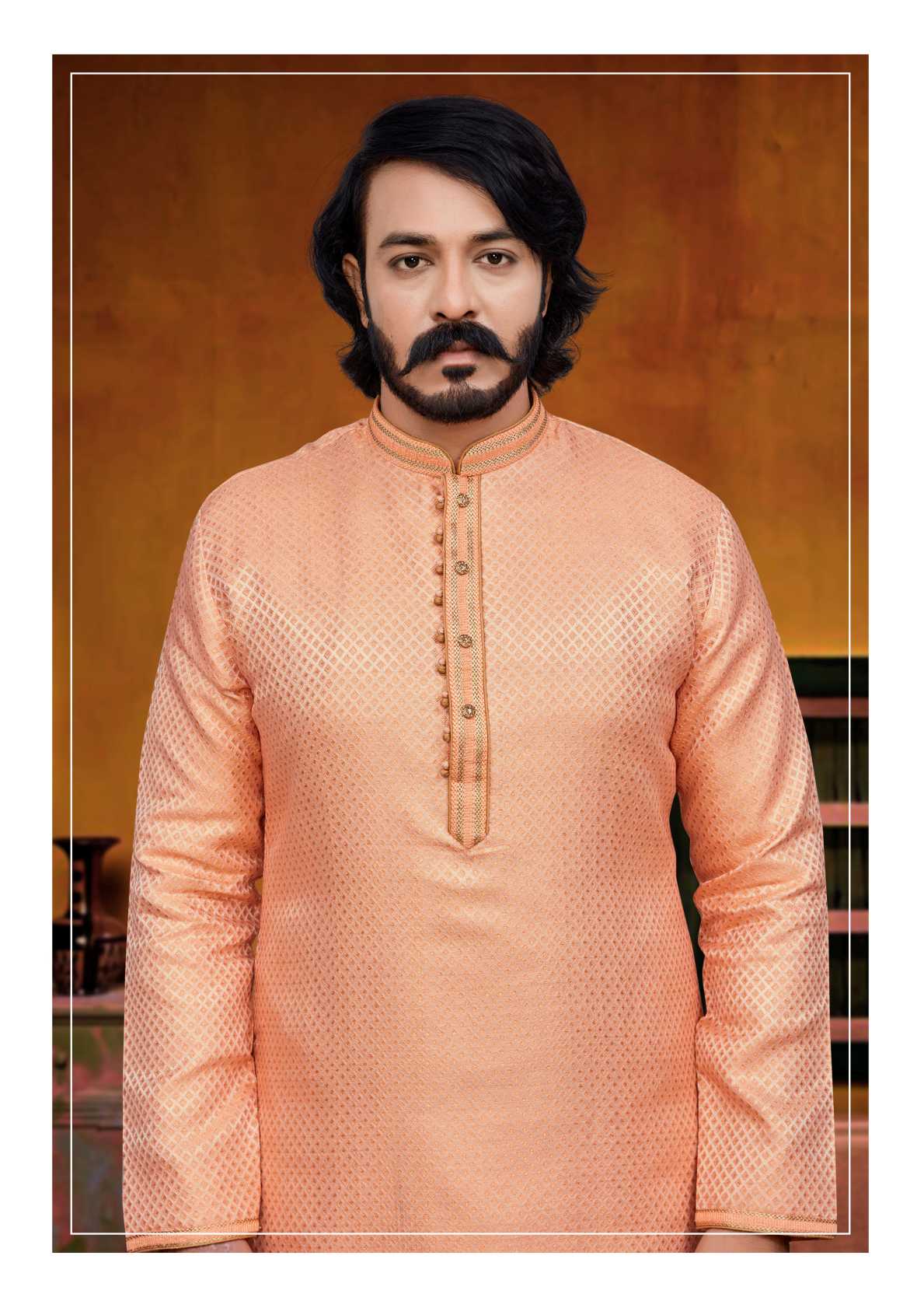 Indowestren Semi Cotton Kurta Pyjama