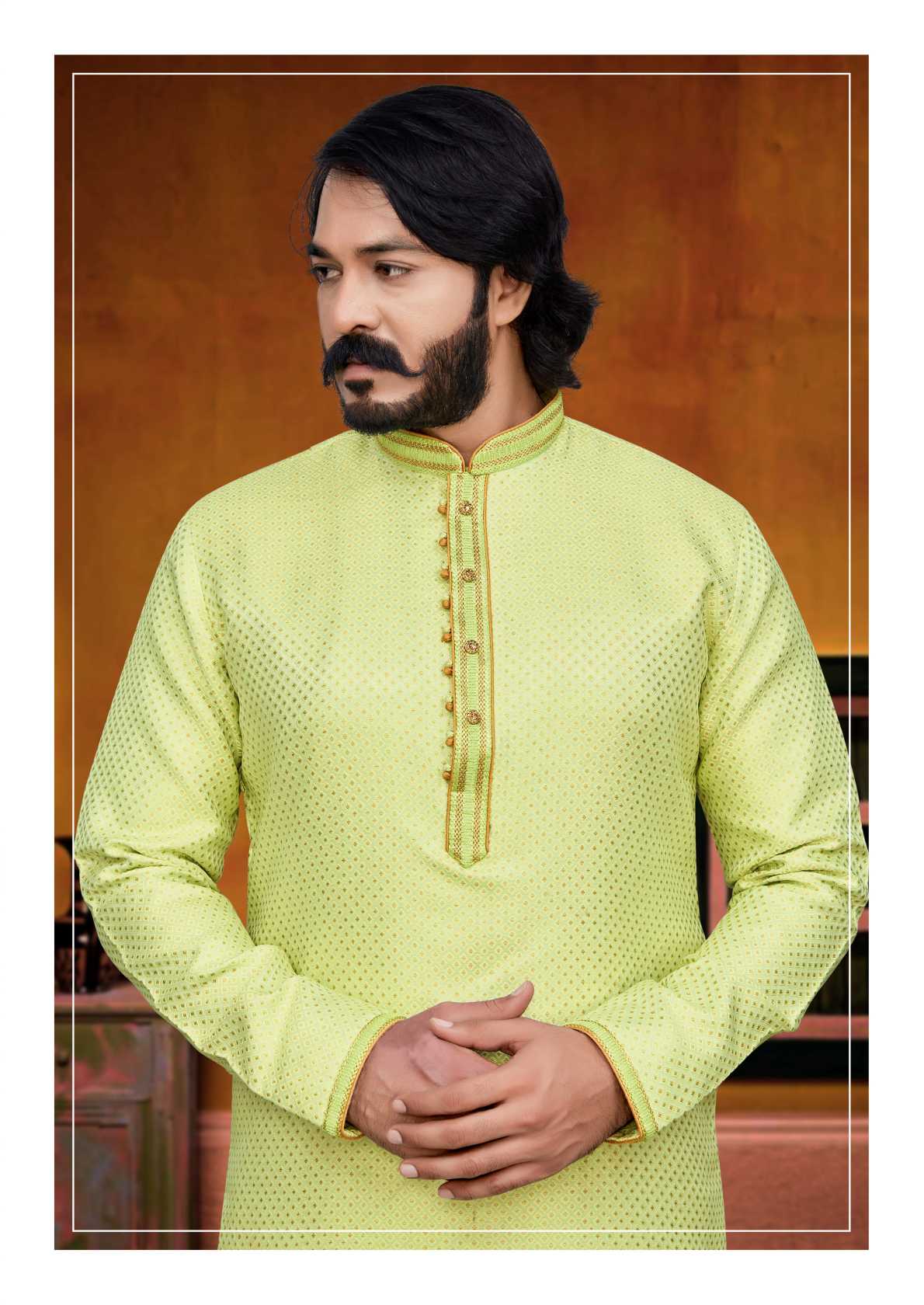 Indowestren Semi Cotton Kurta Pyjama