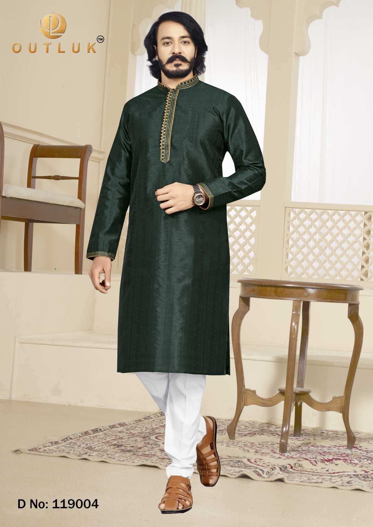 Indowestren Semi Cotton Kurta Pyjama