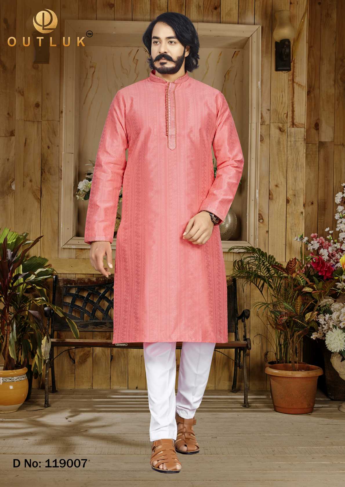 Indowestren Semi Cotton Kurta Pyjama