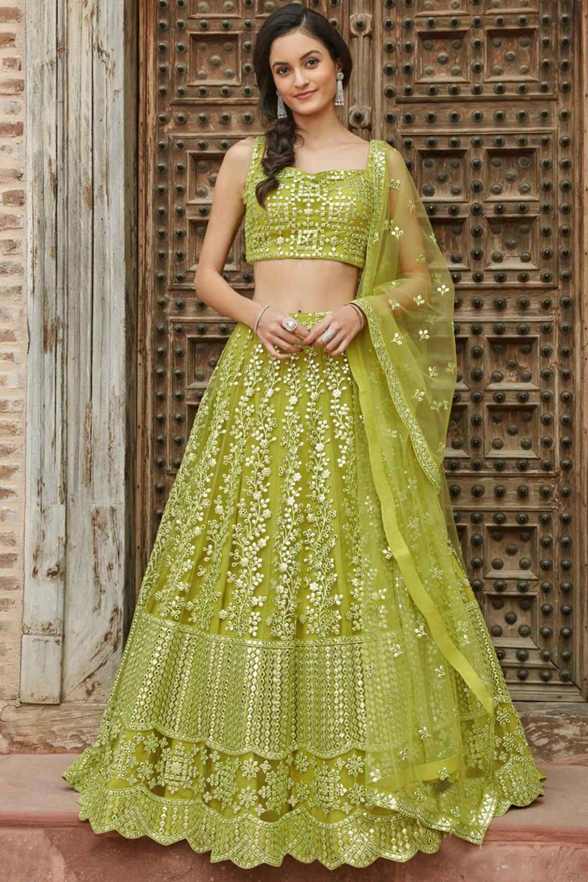 SUDARSHAN SILK'S Wedding Catalog Designer SEMISTITCHED Lehenga Choli