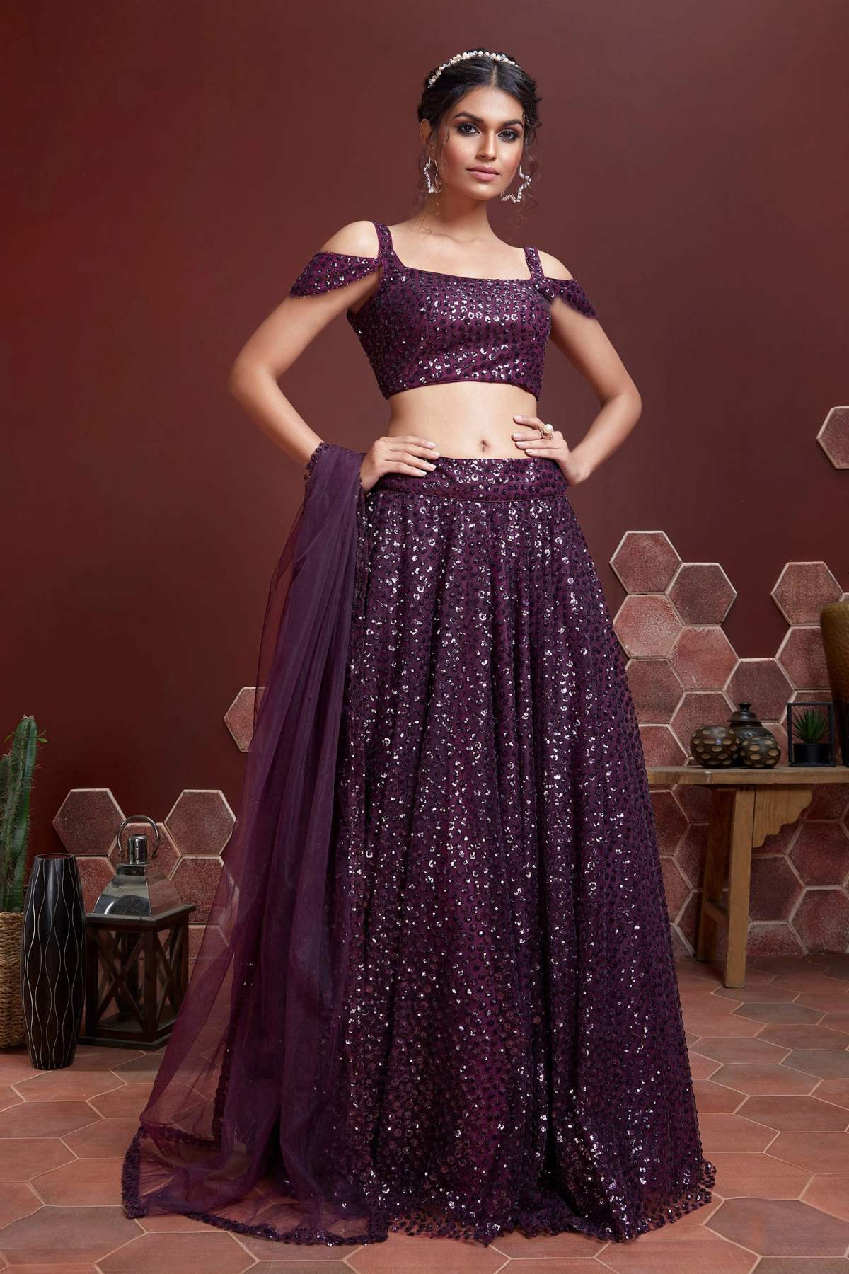 SUDARSHAN SILK'S Wedding Catalog Designer SEMISTITCHED Lehenga Choli