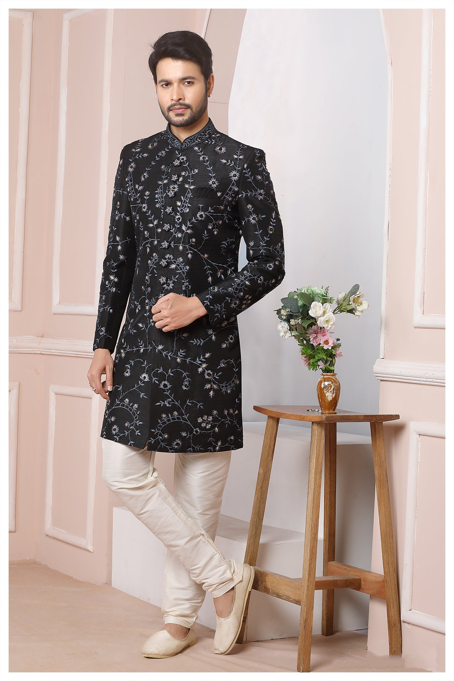 SUDARSHAN SILKS LATEST WEDDING SHERWANI