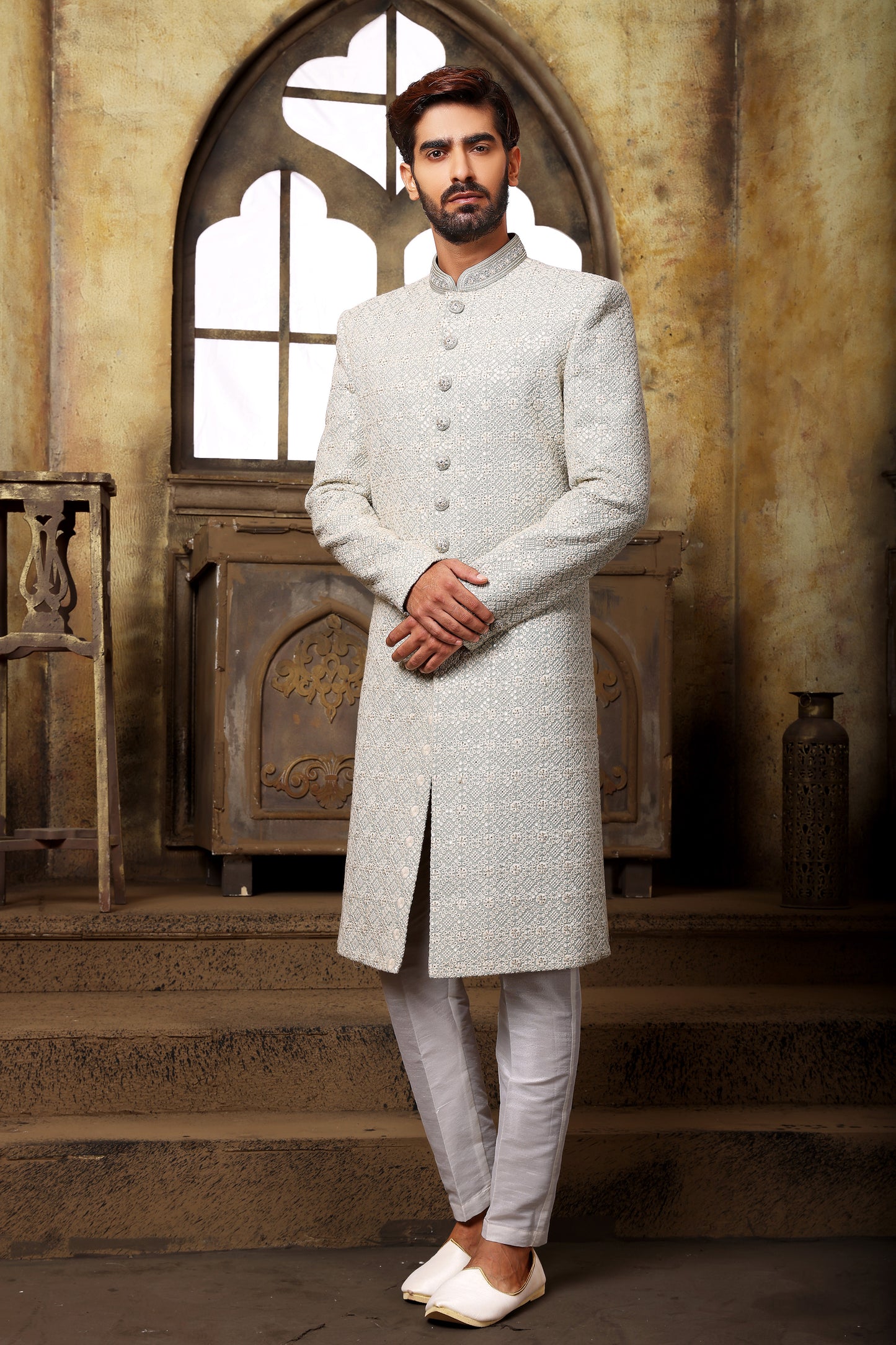 Sudarshan's Elegant Traditional Sherwani ETW1505-1110