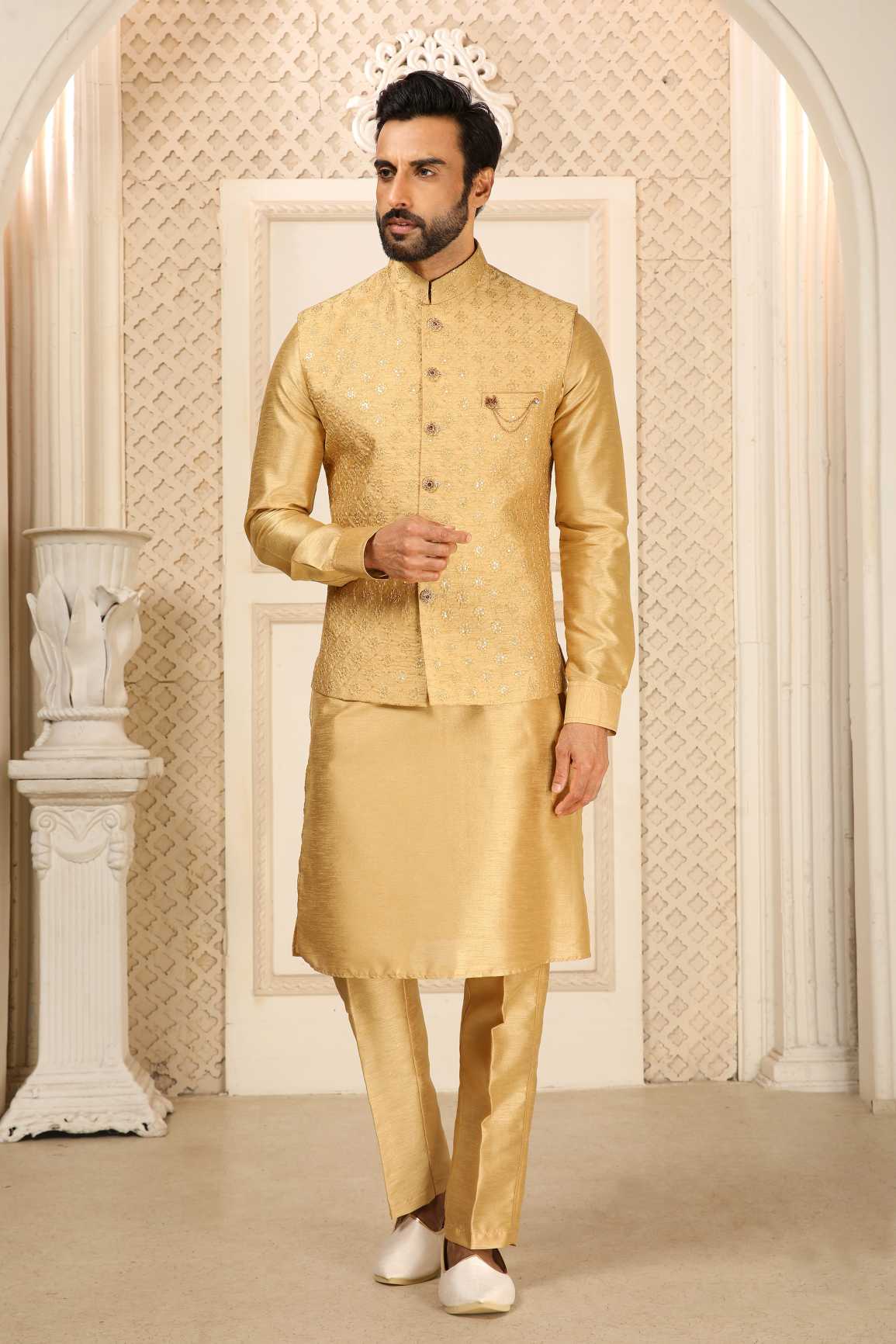 Sudarshan Family Store Readymade Kurta Payjama With Modi  Jacket