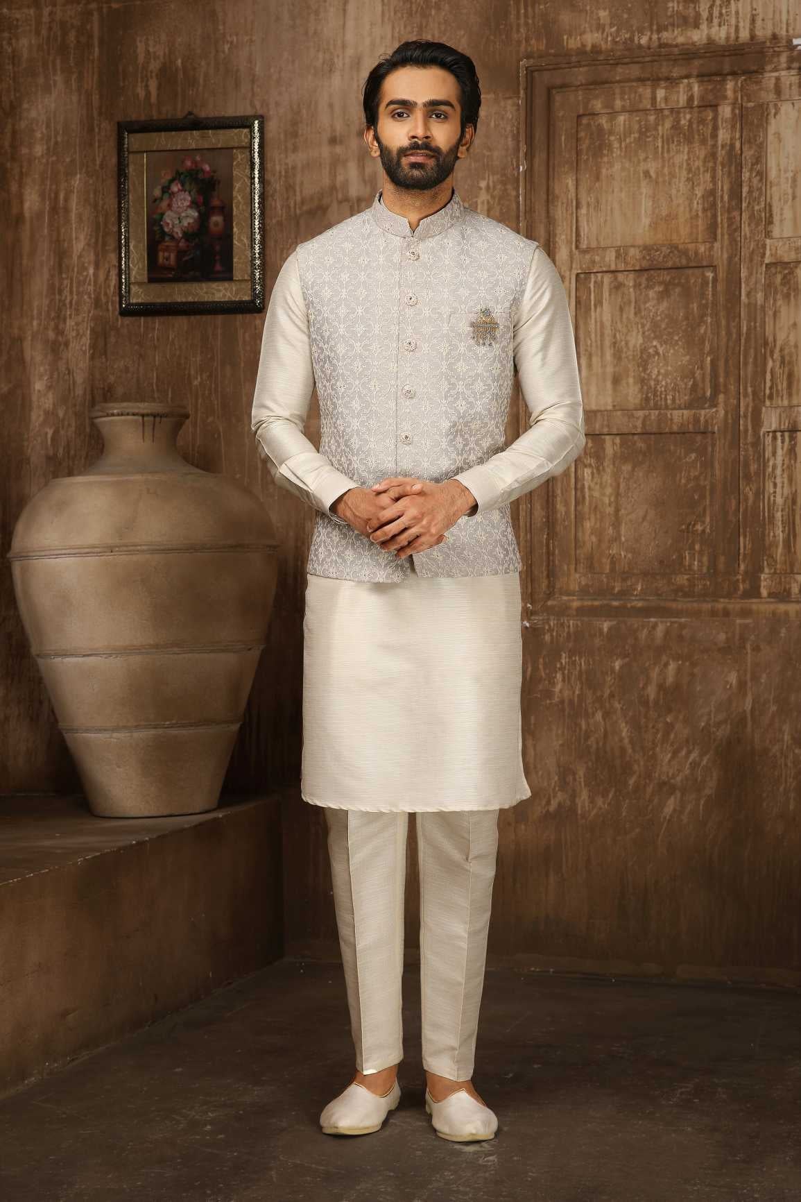 Sudarshan Family Store Readymade Kurta Payjama With Modi  Jacket