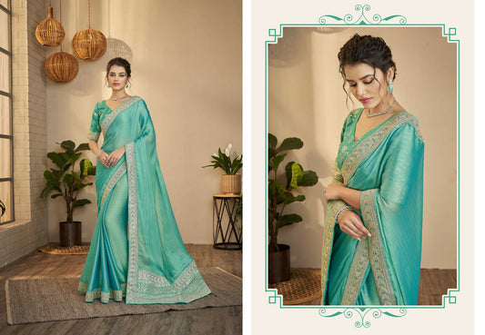 Latest Designer Georgette Silk Saree