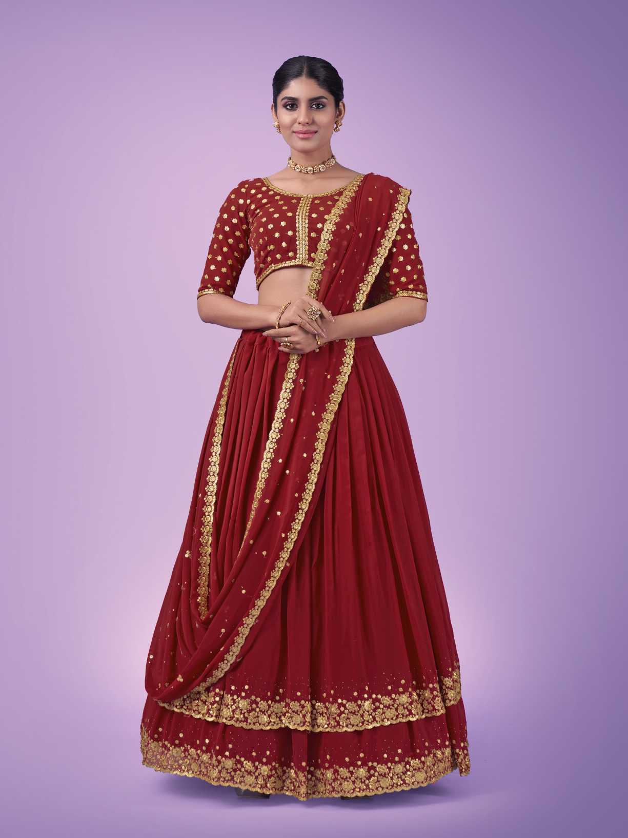 New Wedding and Festival Semi Stitiched Lehenga Choli