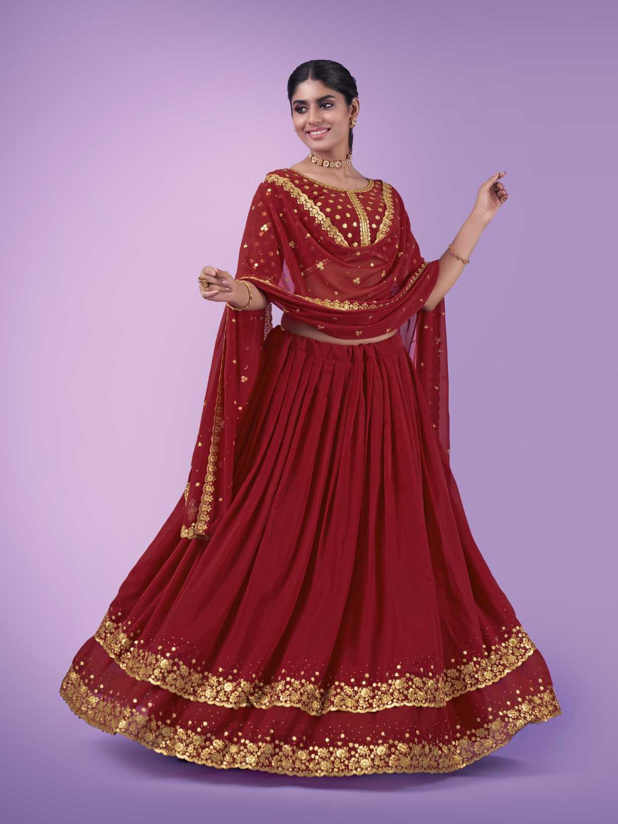 New Wedding and Festival Semi Stitiched Lehenga Choli