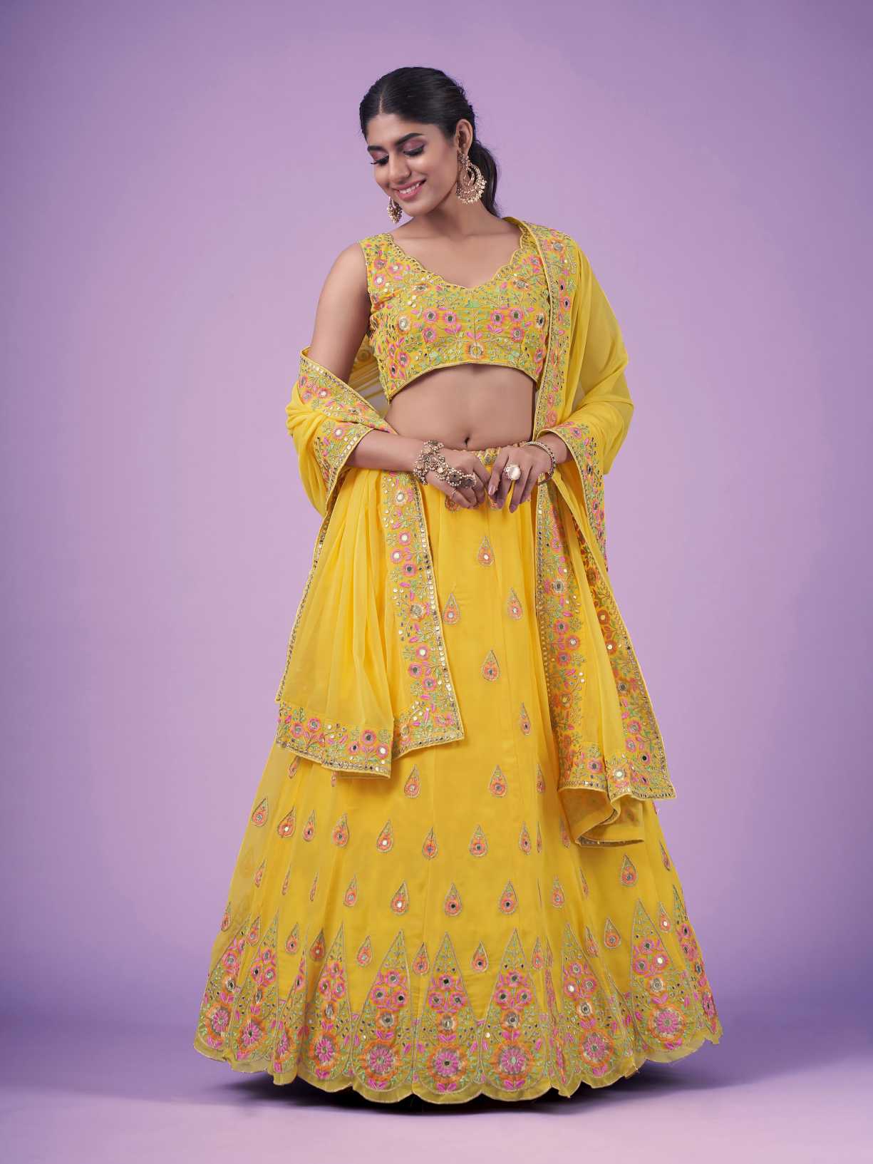 New Wedding and Festival Semi Stitiched Lehenga Choli