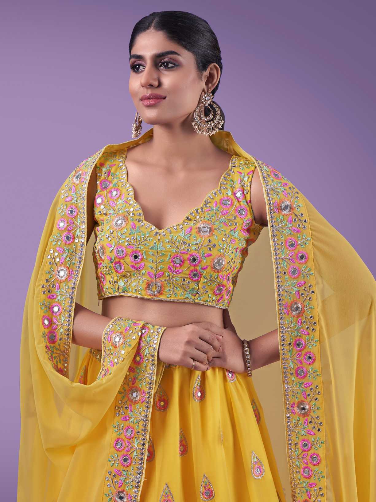 New Wedding and Festival Semi Stitiched Lehenga Choli