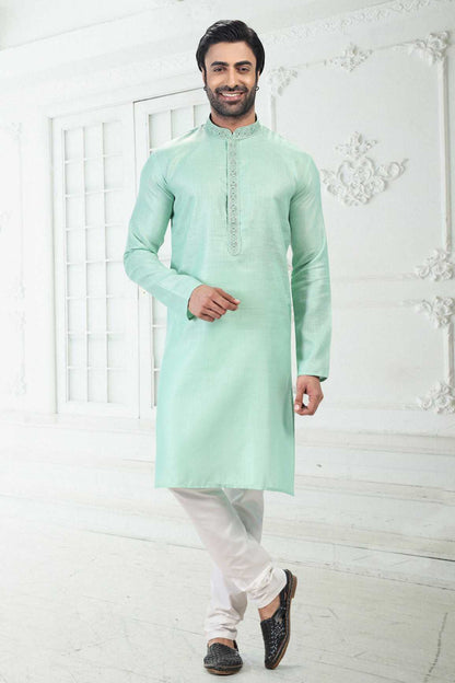 Traditional Linen Cotton kurta Pyjama