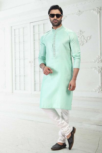 Traditional Linen Cotton kurta Pyjama