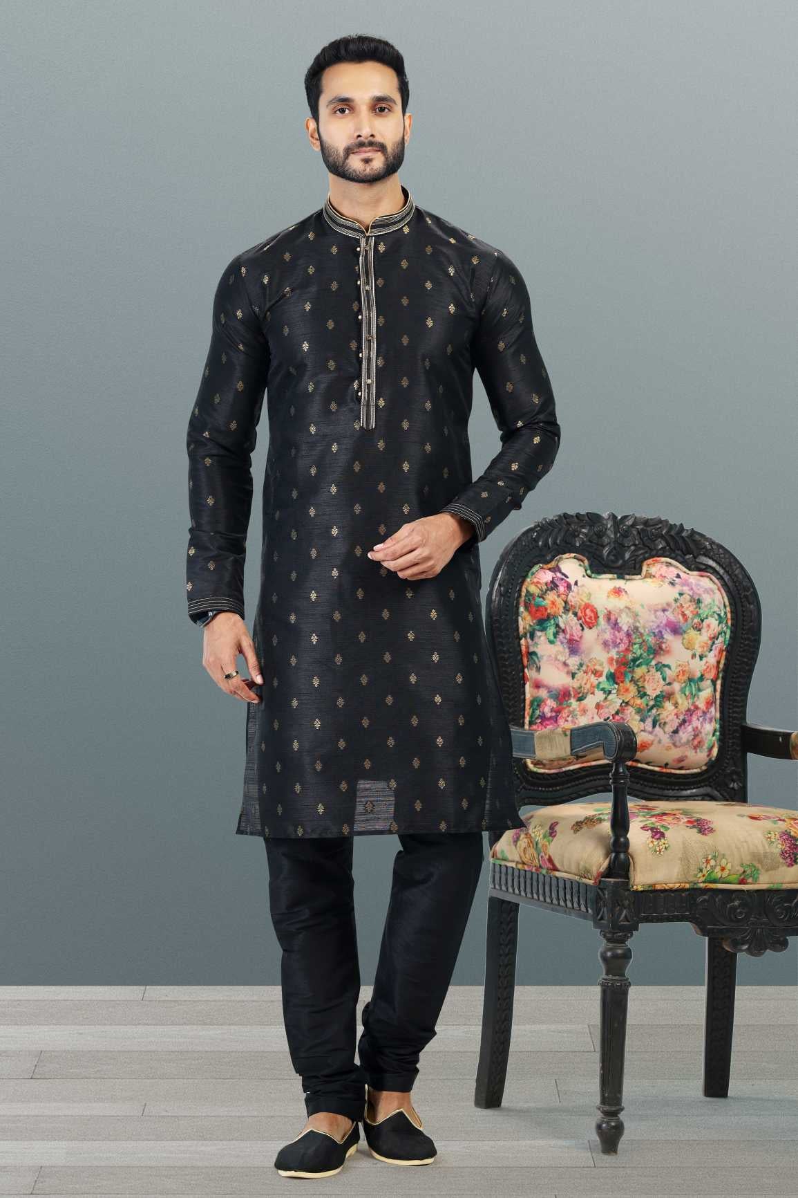 Latest Trendy Banarasi Silk Kurta Pyjama