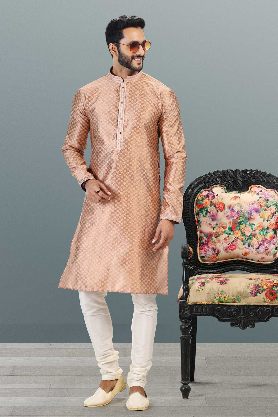 Latest Trendy Banarasi Silk Kurta Pyjama