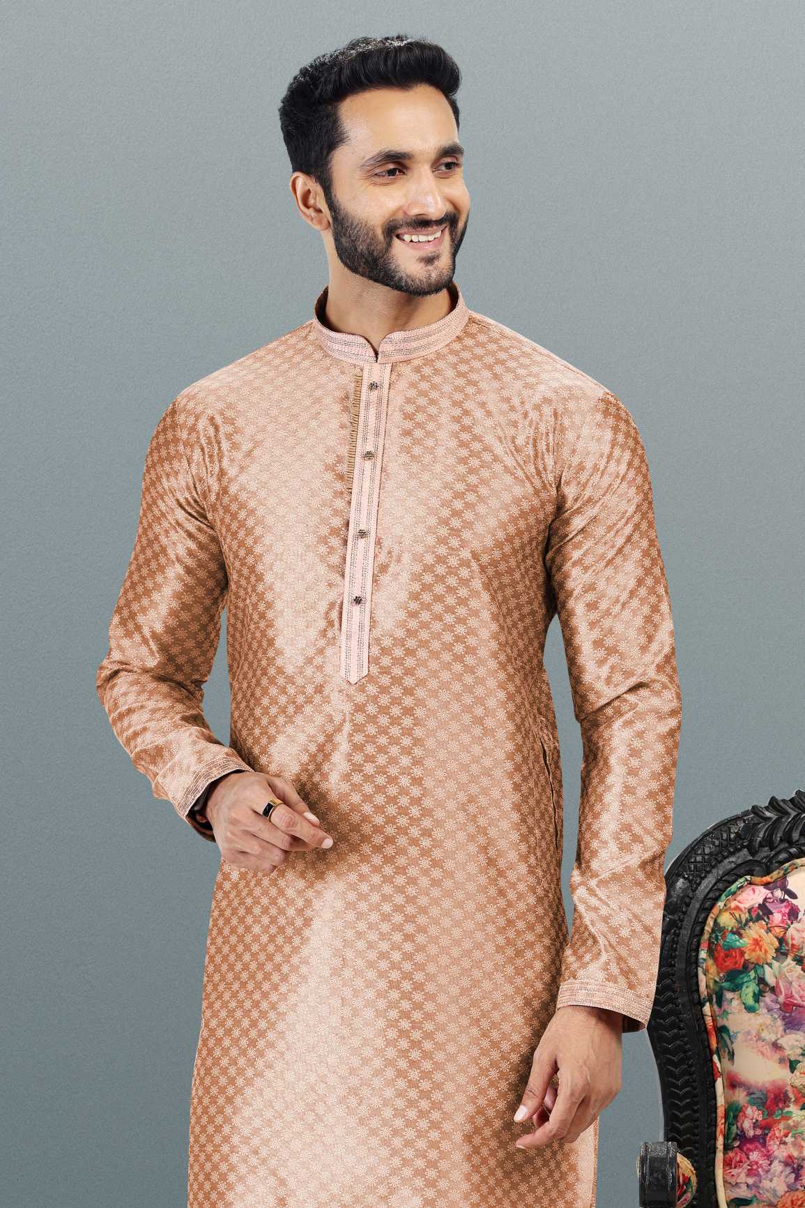 Latest Trendy Banarasi Silk Kurta Pyjama