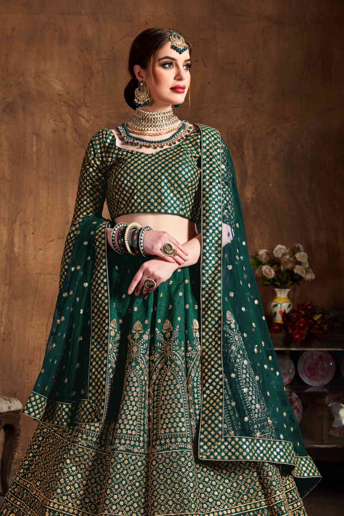 SUDARSHAN SILK'S PARTY WEAR LEHENGA CHOLI CG-1089