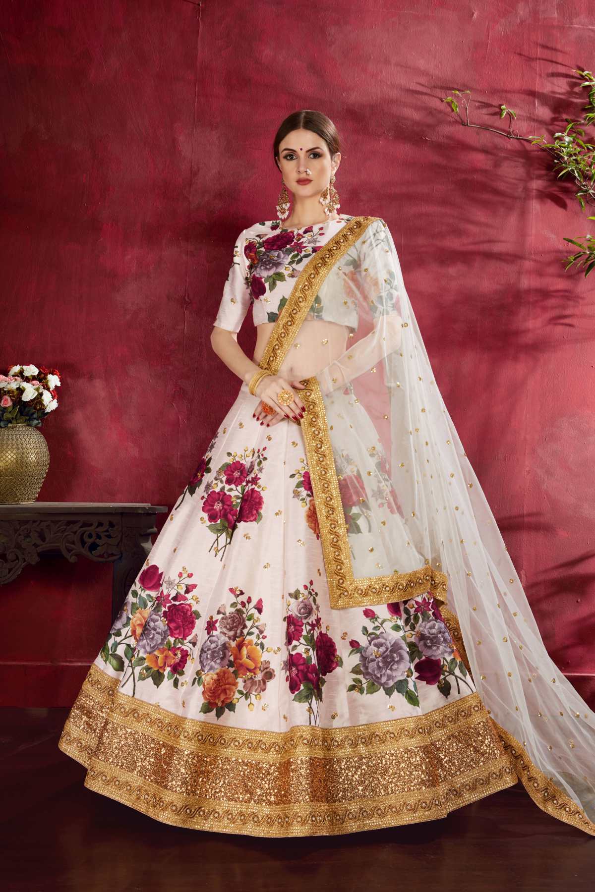 SUDARSHAN SILK'S PARTY WEAR LEHENGA CHOLI CG-1090