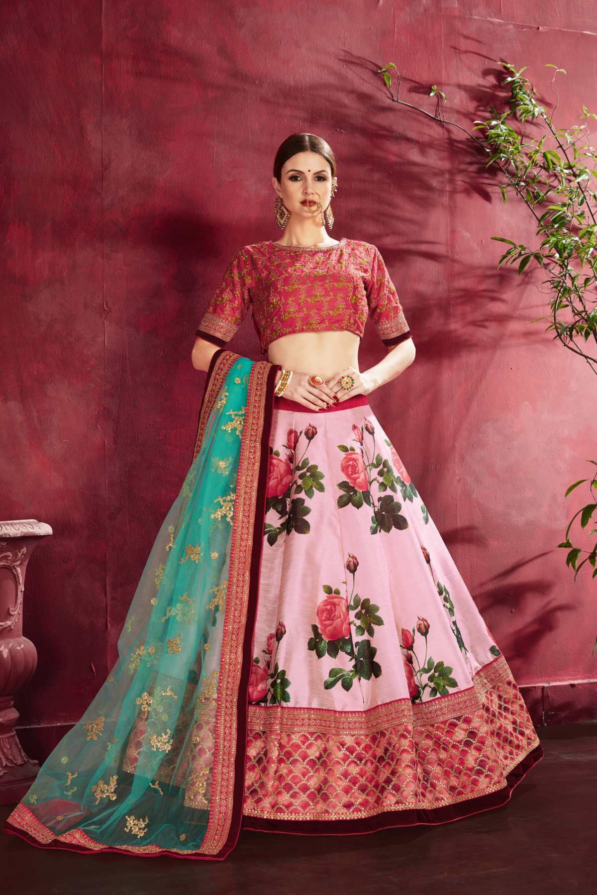 SUDARSHAN SILK'S PARTY WEAR LEHENGA CHOLI CG-1090