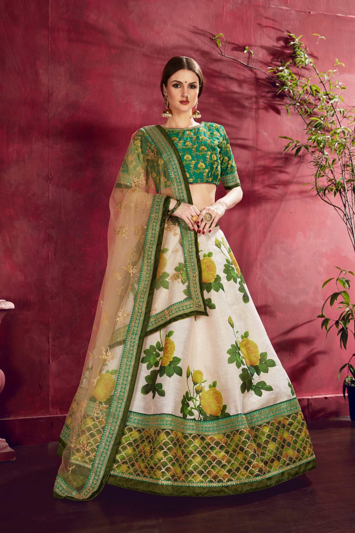 SUDARSHAN SILK'S PARTY WEAR LEHENGA CHOLI CG-1090