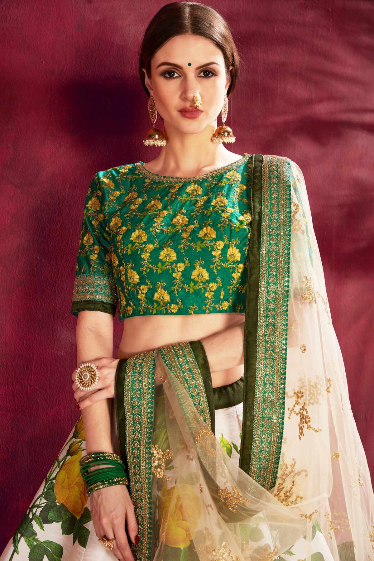 SUDARSHAN SILK'S PARTY WEAR LEHENGA CHOLI CG-1090