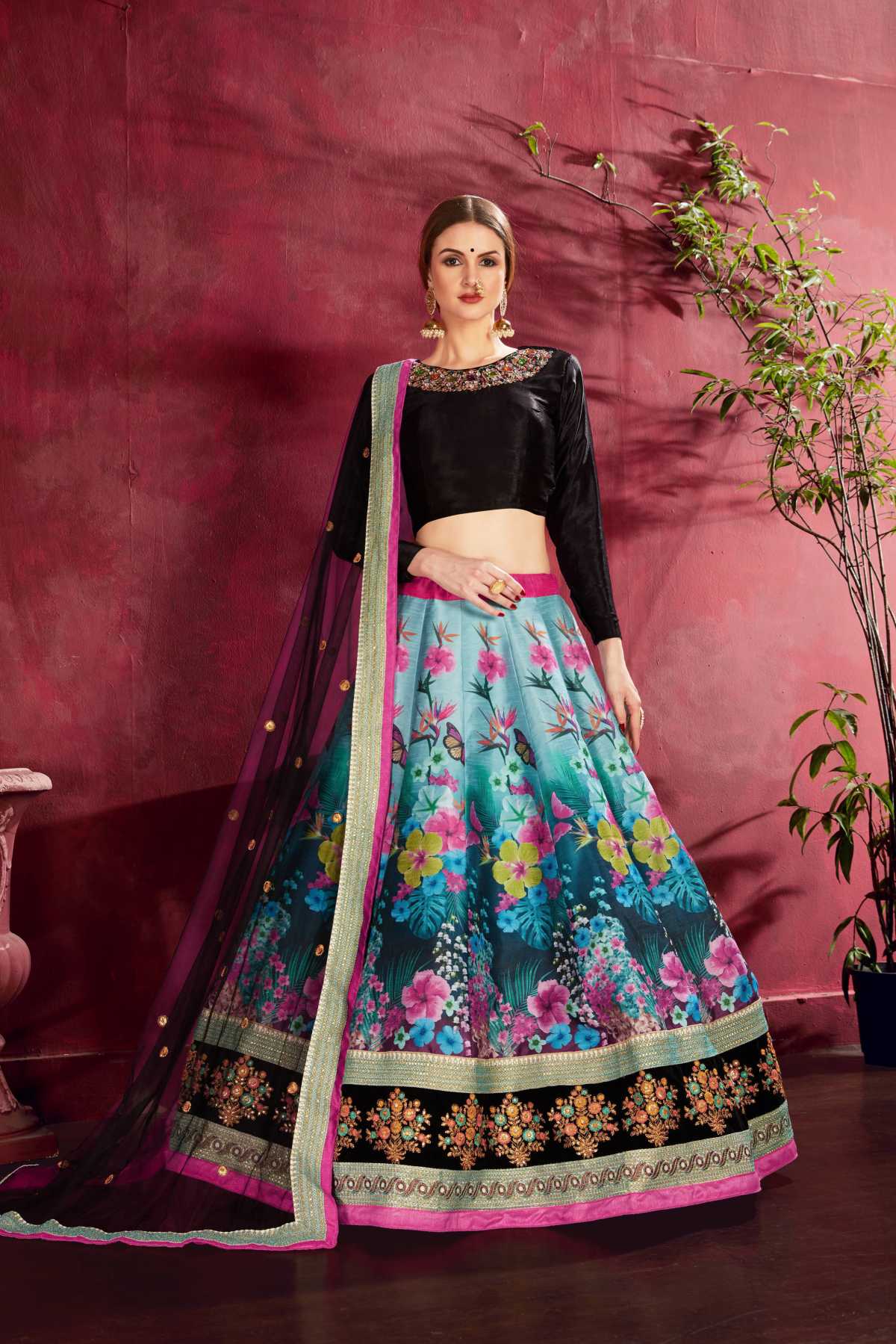 SUDARSHAN SILK'S PARTY WEAR LEHENGA CHOLI CG-1090