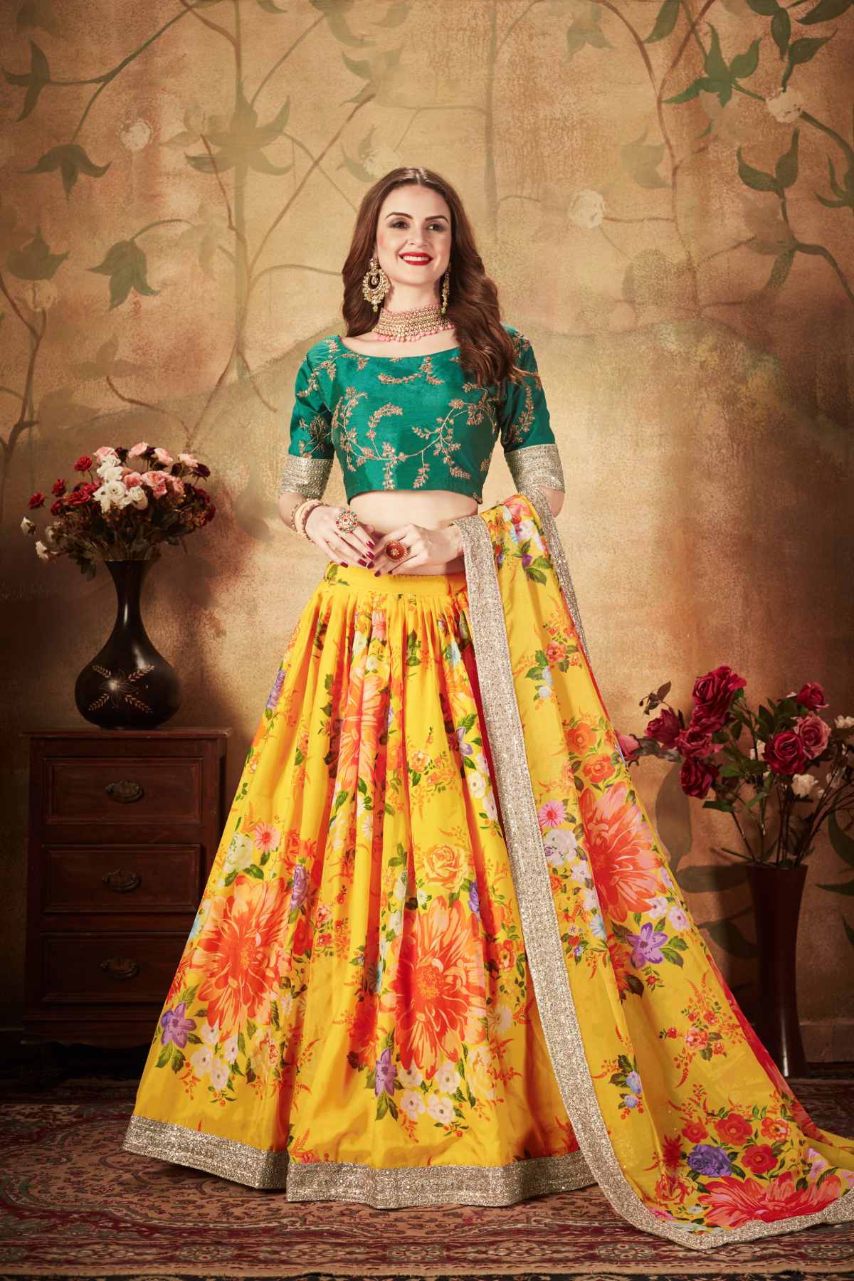 SUDARSHAN SILK'S PARTY WEAR LEHENGA CHOLI CG-1091