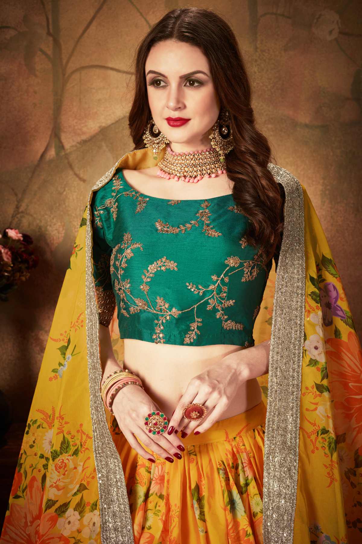 SUDARSHAN SILK'S PARTY WEAR LEHENGA CHOLI CG-1091