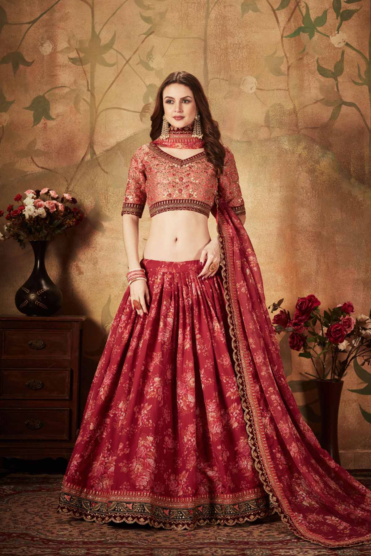 SUDARSHAN SILK'S PARTY WEAR LEHENGA CHOLI CG-1091